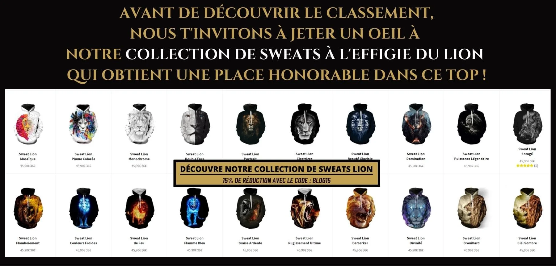 Sweat lion