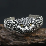 Bracelet Lion argent Gardien Imperial